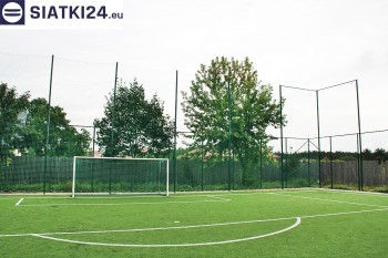 Siatki stylonowe - Wykonujemy ogrodzenia piłkarskie od A do Z. siatki stylonowej